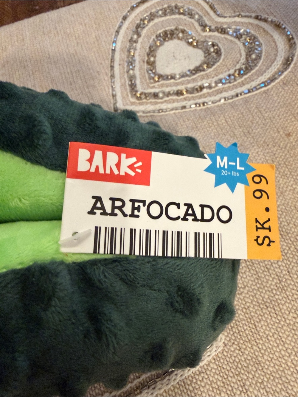“Arfocado” Ripe!' Plush Toy for Pets - Picture 5 of 5